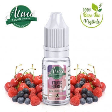 E-liquide Bio Fruits Rouges Aimé 10ml E-liquide Bio Fruits Rouges Aimé 10ml