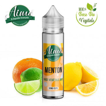 E-liquide Bio Agrume de Menton Aimé 50ml E-liquide Bio Agrume de Menton Aimé 50ml