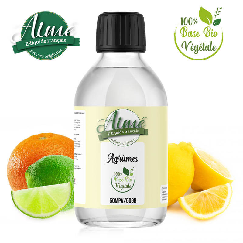 E-liquide Bio Agrumes Aimé 200 ml