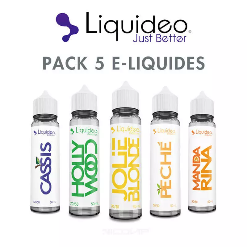 Pack e-liquides Liquideo 50 ml 3280