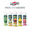 Pack e-liquides Kung Fruits 50 ml