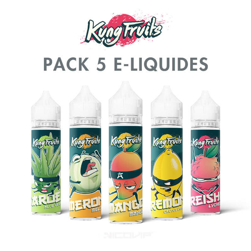 Pack e-liquide Kung Fruits 50 ml