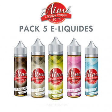 Pack e-liquides Aimé 50 ml Pack e-liquides Aimé 50 ml