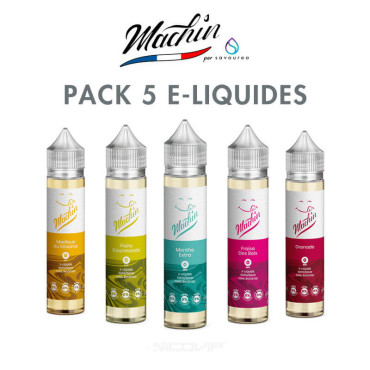 Pack e-liquides Machin 50 ml