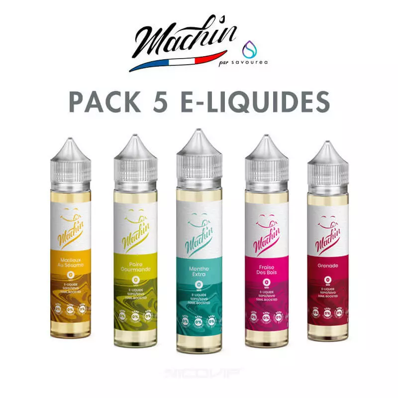 Pack e-liquides Machin 50 ml 3284