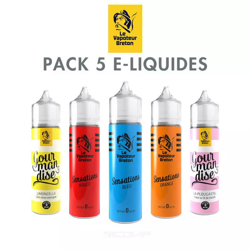 Pack e-liquides Le Vapoteur Breton 50ml 3285
