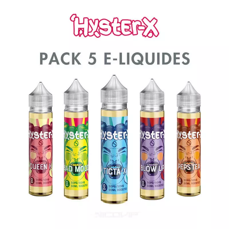 Pack e-liquides Hyster-X 50ml 3286