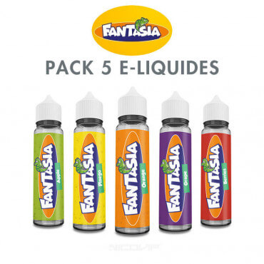 Pack e-liquides Fantasia 50 ml Pack e-liquides Fantasia 50 ml