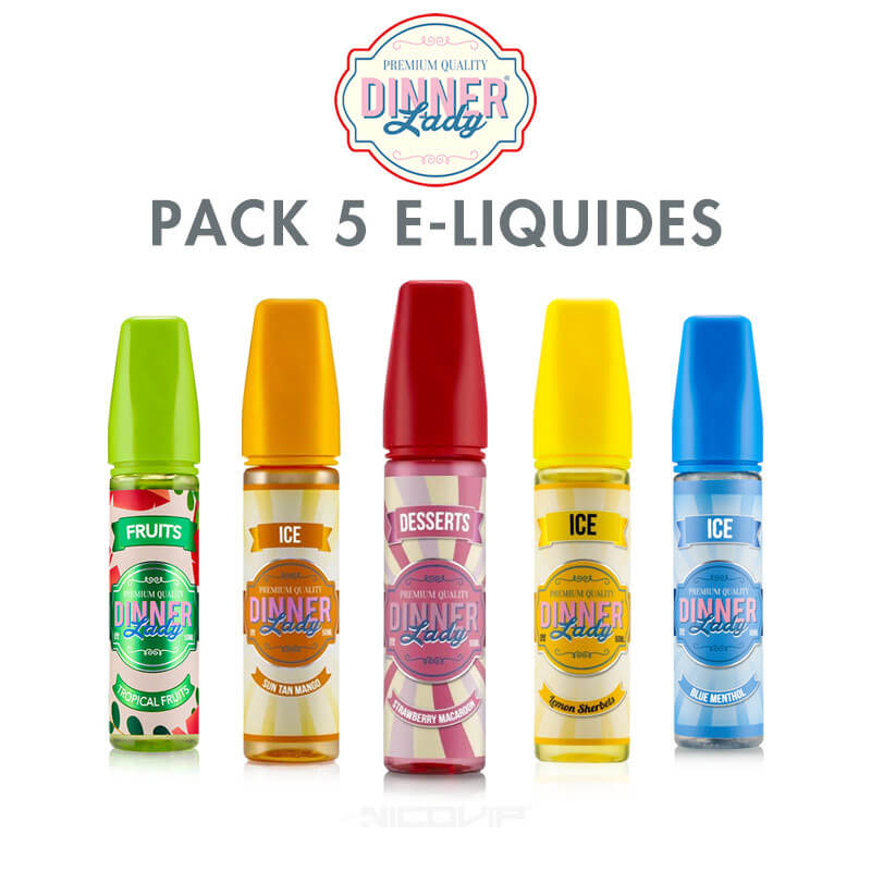 Pack e-liquides Dinner Lady 50 ml