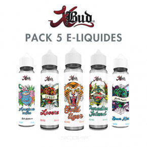 Pack e-liquides XBud 50 ml