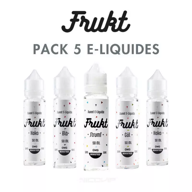 Pack e-liquides Frukt 50 ml 3296