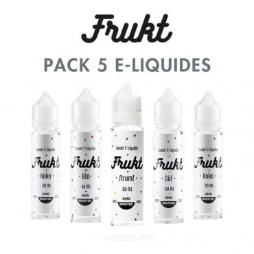 Pack e-liquides Frukt 50 ml Pack e-liquides Frukt 50 ml