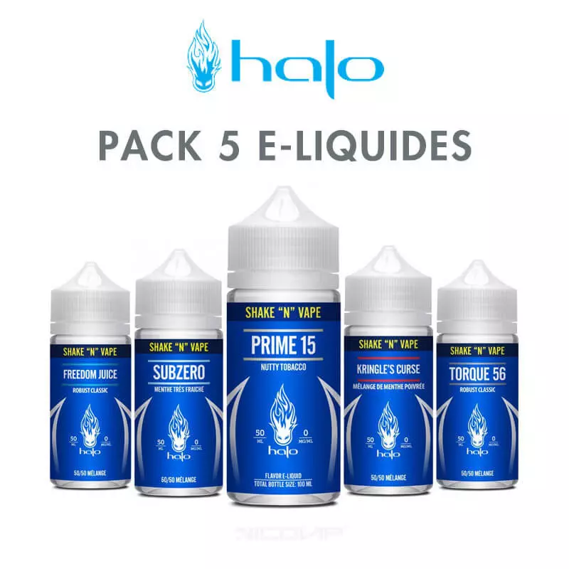 Pack e-liquides Halo 50 ml 3287