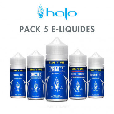 Pack e-liquides Halo 50 ml Pack e-liquides Halo 50 ml