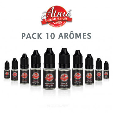 Pack arômes Aimé 10 ml Pack arômes Aimé 10 ml