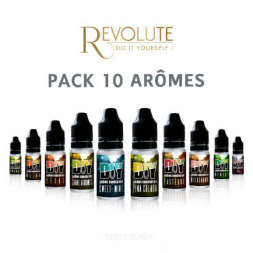Pack arômes Revolute 10 ml Pack arômes Revolute 10 ml