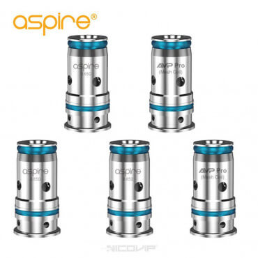 Pack 5 résistances AVP Pro Aspire Pack 5 résistances AVP Pro Aspire