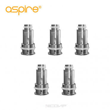 Pack 5 résistances BP Coil Aspire - BP 1.0 ohm Pack 5 résistances BP Coil Aspire - BP 1.0 ohm
