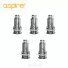Pack 5 résistances BP Coil Aspire - BP 1.0 ohm
