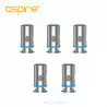 Pack 5 résistances BP Coil Aspire - BP 0,3 ohm