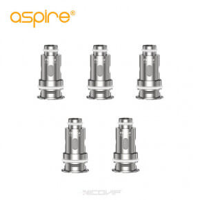 Pack 5 résistances BP Coil Aspire - BP 0,6 ohm