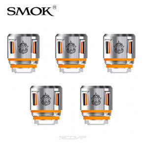Pack 5 résistances V8 Baby Smok - V8 Baby T12 Orange