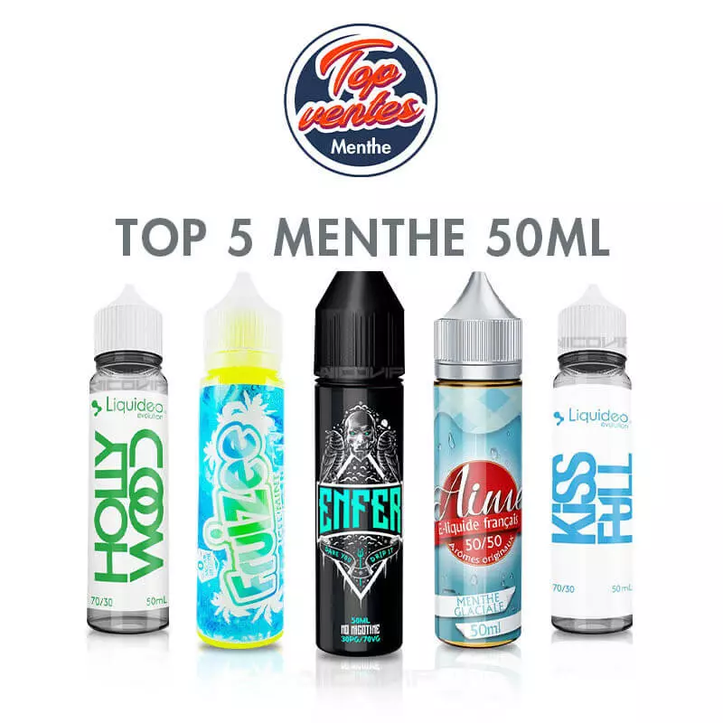 Top 5 E liquides Menthe 50ml 3469