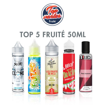 Top 5 e-liquides fruits 50 ml