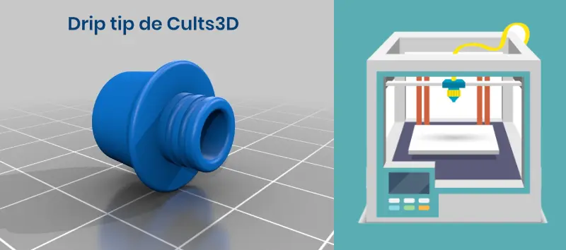 Drip tip pour imprimante 3D
