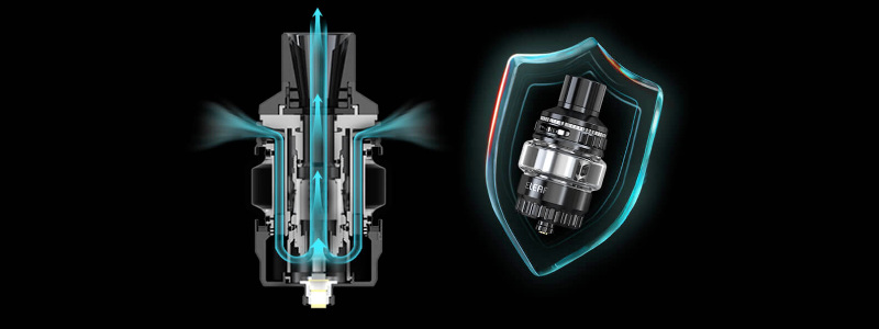 Airflow du clearomiseur Melo 6 Eleaf
