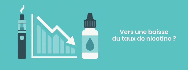 Vers une diminution du taux de nicotine des produits de vapotage