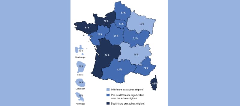 La carte des vapoteurs en 2024