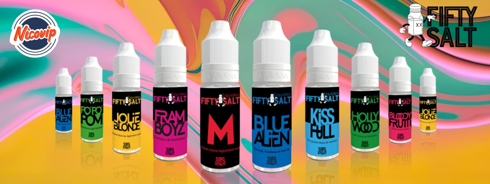 E-liquide Liquideo Fifty Salt
