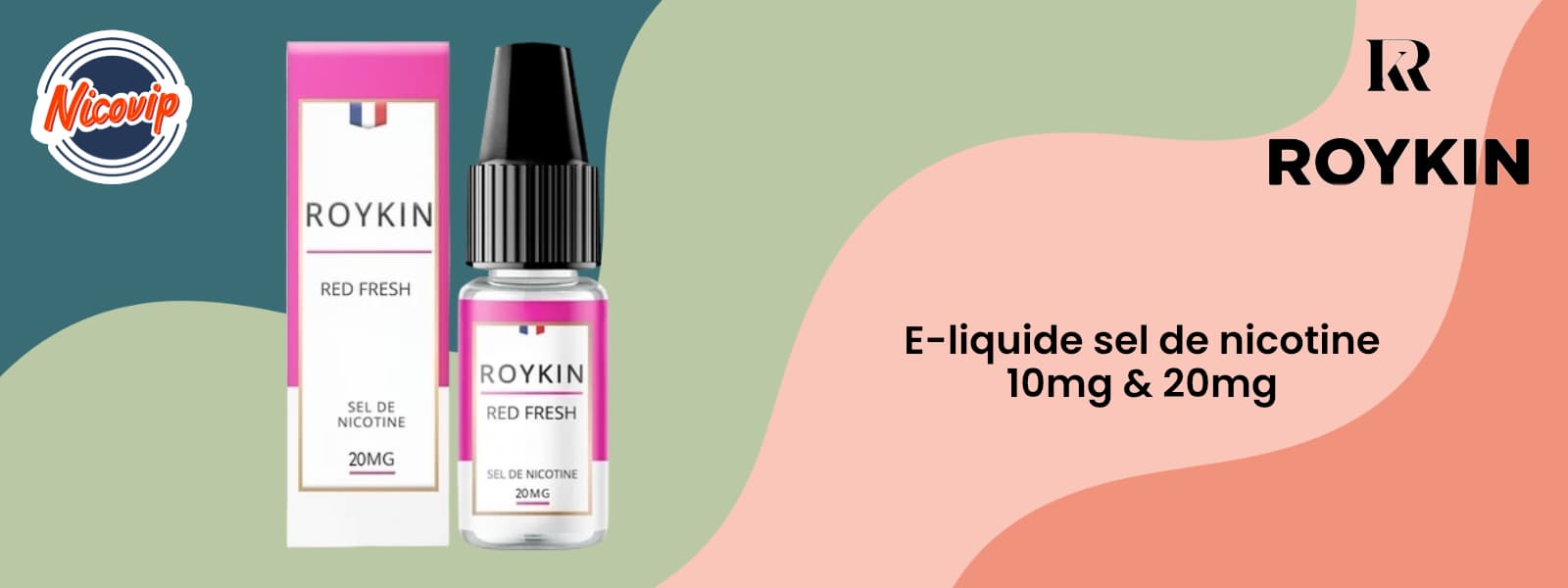 Roykin e-liquide au sel de nicotine