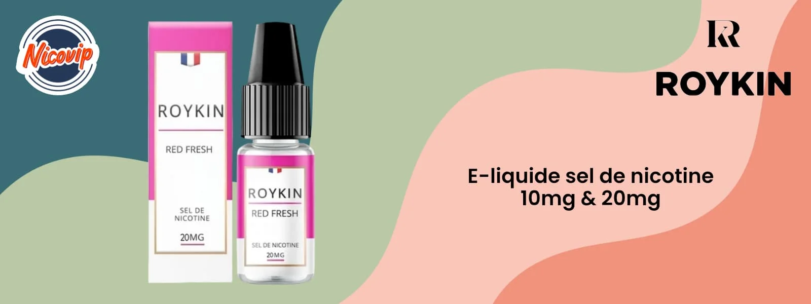 Roykin e-liquide au sel de nicotine