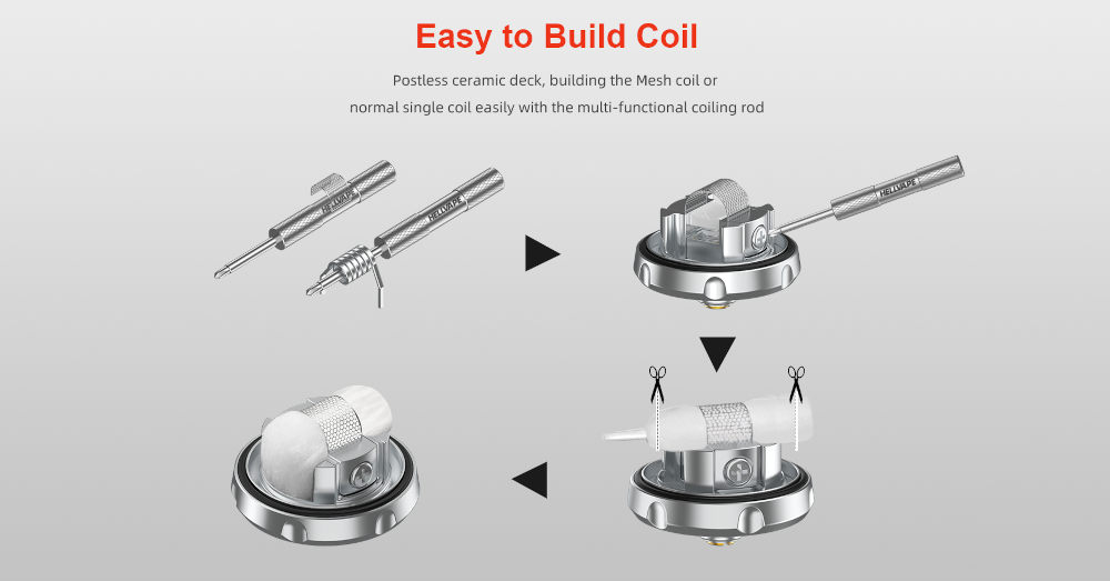 Dead Rabbit M RTA 25 mm Hellvape faire son coil