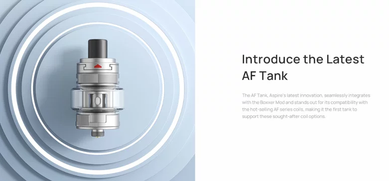 AF TANK Aspire présentation