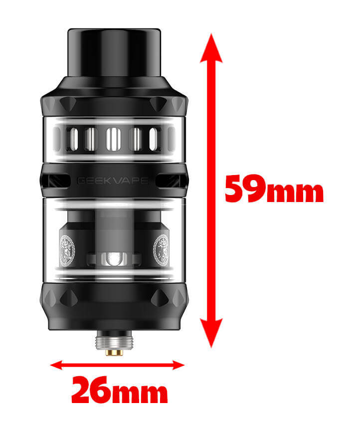 Clearomiseur P Sub Ohm Tank Geekvape dimensions