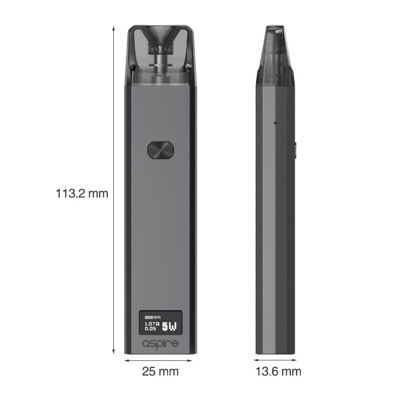 kit pod favoritix Aspire dimensions