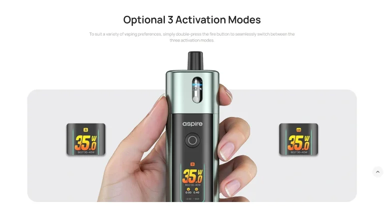 Kit pod fluffi pro Aspire écran