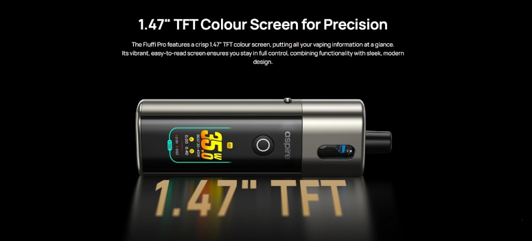 Kit pod fluffi pro Aspire écran