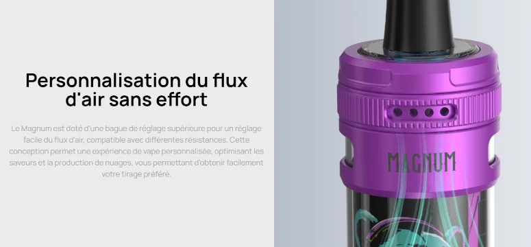 Airflow du Magnum Aspire