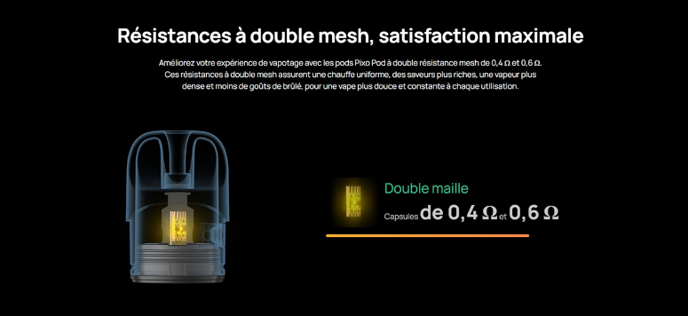 résistances pixo max Aspire