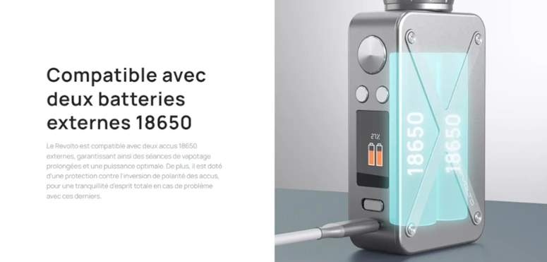 Batterie 18650 u Revolto S Special Edition Aspire