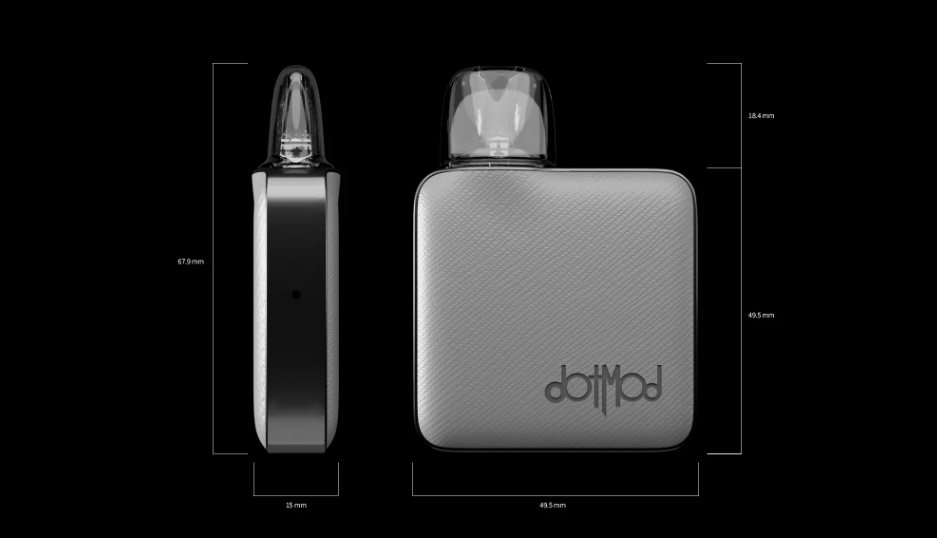 Kit dotPod Nano 800mAh Dotmod dimensions