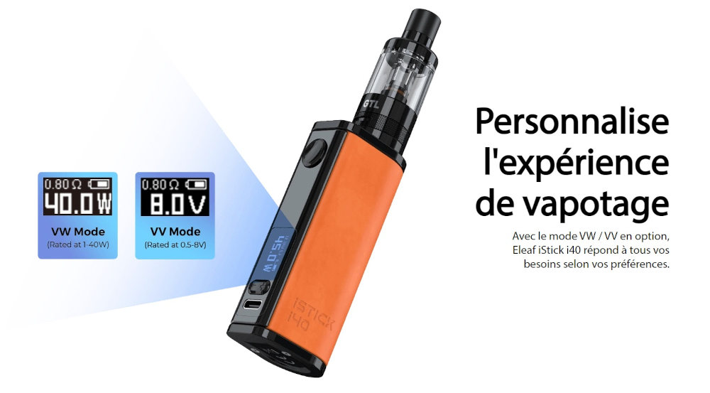 Kit iStick i40 2600mAh Eleaf chipset