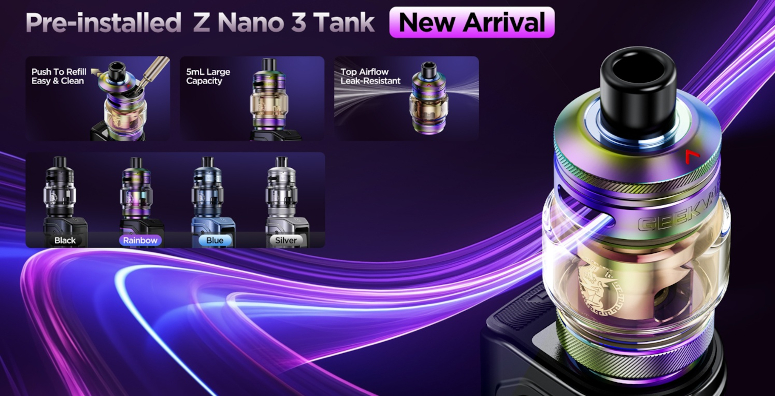 Clearomiseur Z Nano 3 du kit Aegis Mini 5