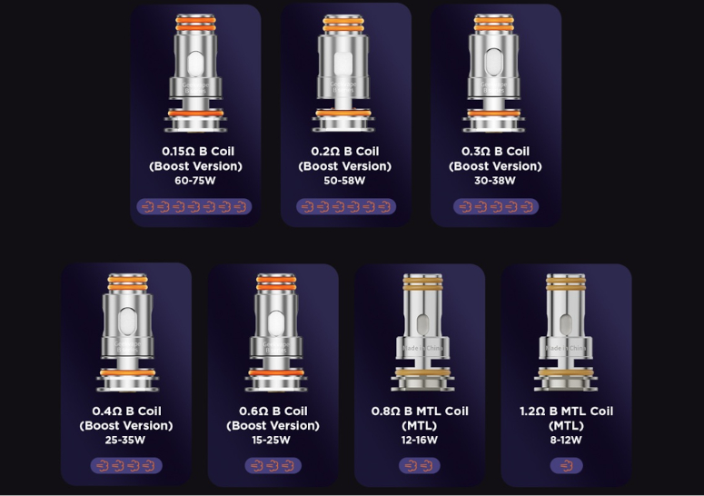 Aegis Mini 5 résistances compatibles Z Nano 3