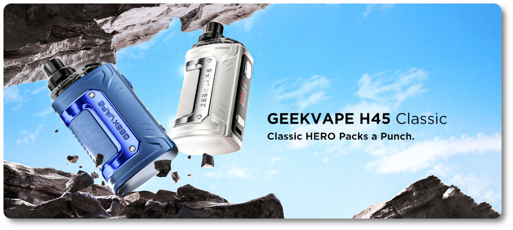 Kit Pod Aegis Hero 3 H45 Classic 1400mAh GeekVape présentation