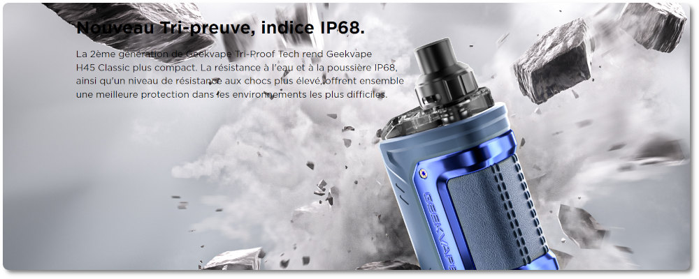 Kit Pod Aegis Hero 3 H45 Classic 1400mAh GeekVape tri proof